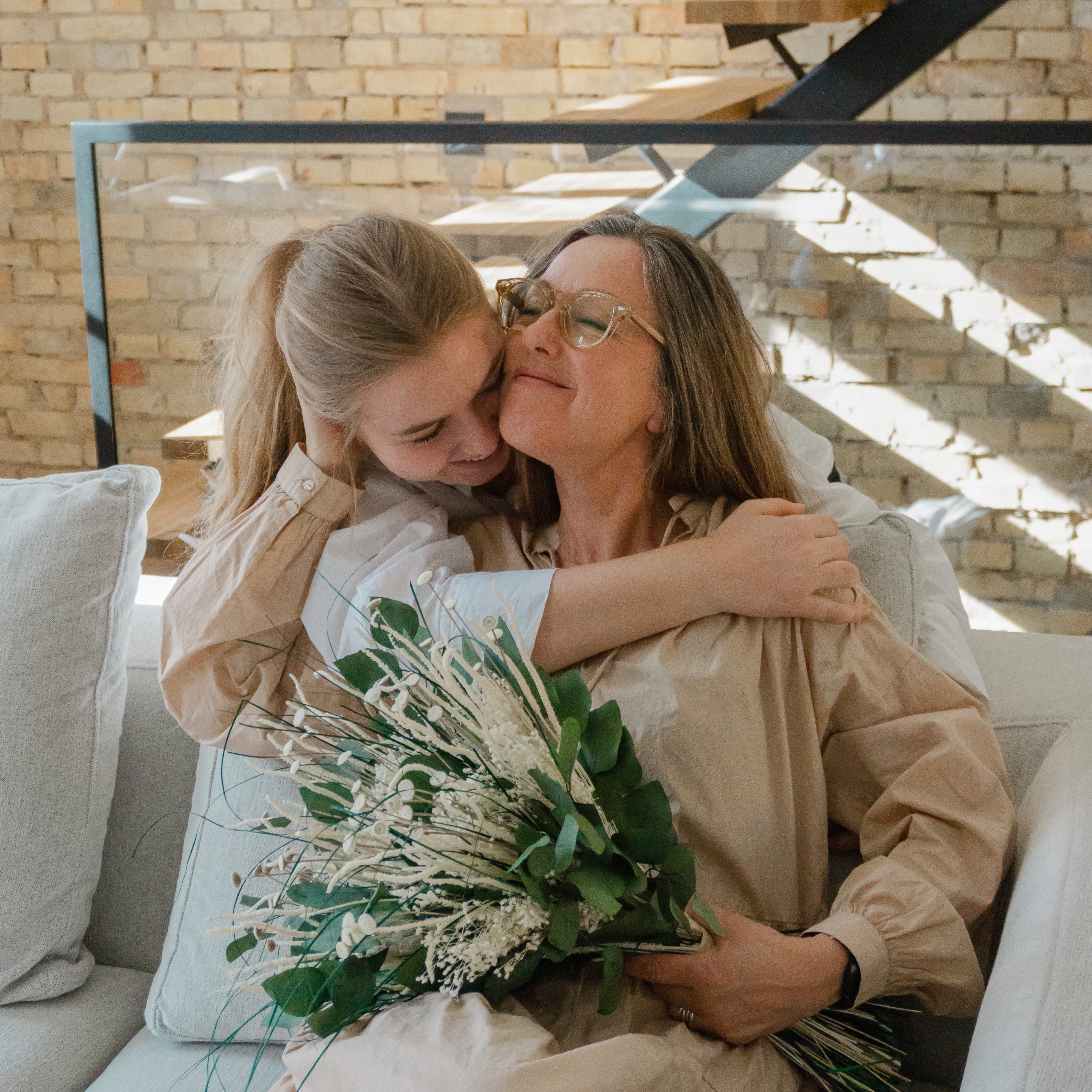 Kærlig hilsen buket blomster