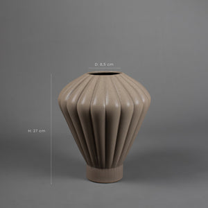 Evelin Vase Medium - Brown