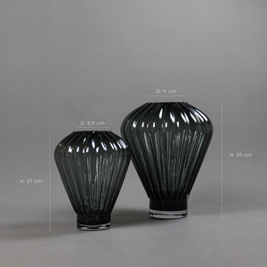 Evelin Vase Medium - Grey